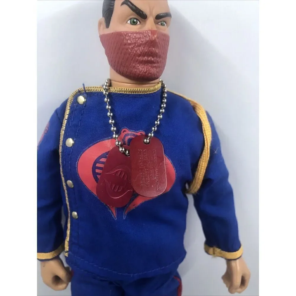 GI Joe Cobra Commander 11 Inch Figure Pawtucket Hasbro With Some Accessories